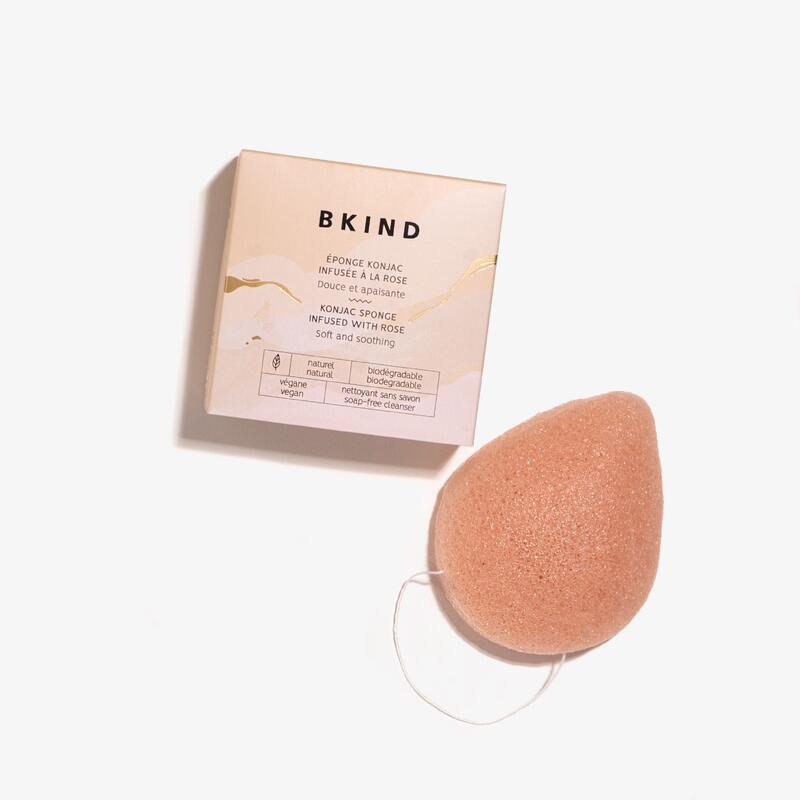 Cleansing Konjac Sponge - Soothing Rose Flower photo 1